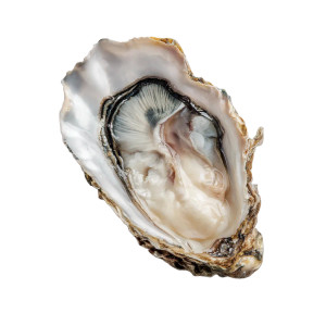 Oyster Close-Up Vinyl Car Decal Sticker – Waterproof & UV-Resistant 3.4133333333333336"