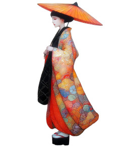 Geisha At Dusk Vinyl Car Decal Sticker – Waterproof & UV-Resistant 8.213333333333333" Geisha At Dusk Vinyl Car Decal Sticker – Waterproof & UV-Resistant 8.213333333333333"