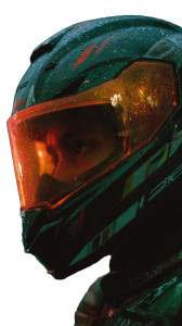 Cyber Helmet Portrait Vinyl Car Decal Sticker – Waterproof & UV-Resistant 4.8533333333333335"