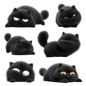 Fluffy Bored Cat V4 Vinyl Car Decal Sticker – Waterproof & UV-Resistant 3.4133333333333336" Fluffy Bored Cat V4 Vinyl Car Decal Sticker – Waterproof & UV-Resistant 3.4133333333333336"
