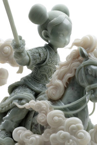 Jade Mulan Sculpture Vinyl Car Decal Sticker – Waterproof & UV-Resistant 4.4 Jade Mulan Sculpture Vinyl Car Decal Sticker – Waterproof & UV-Resistant 4.4