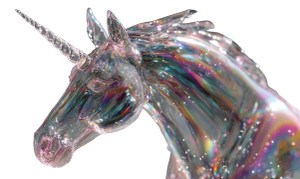 Crystal Unicorn Vinyl Car Decal Sticker – Waterproof & UV-Resistant 2.8266666666666667"