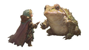 Dancing Princes And Frog Vinyl Car Decal Sticker – Waterproof & UV-Resistant 2.72"