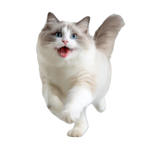 Blue Bicolor Ragdoll Vinyl Car Decal Sticker – Waterproof & UV-Resistant 3.4133333333333336" Blue Bicolor Ragdoll Vinyl Car Decal Sticker – Waterproof & UV-Resistant 3.4133333333333336"