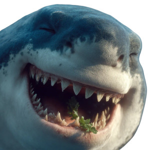 Laughing Shark Vinyl Car Decal Sticker – Waterproof & UV-Resistant 3.4133333333333336" Laughing Shark Vinyl Car Decal Sticker – Waterproof & UV-Resistant 3.4133333333333336"