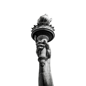 Liberty'S Torch Vinyl Car Decal Sticker – Waterproof & UV-Resistant 6.826666666666667"