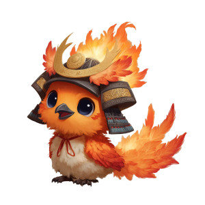 Chibi Phoenix Samurai Vinyl Car Decal Sticker – Waterproof & UV-Resistant 3.4133333333333336" Chibi Phoenix Samurai Vinyl Car Decal Sticker – Waterproof & UV-Resistant 3.4133333333333336"