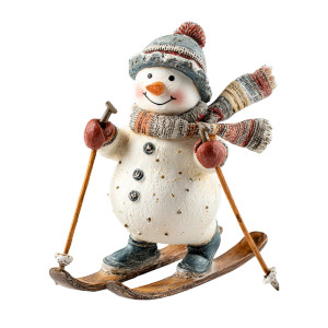 Skiing Snowman Vinyl Car Decal Sticker – Waterproof & UV-Resistant 3.4133333333333336" Skiing Snowman Vinyl Car Decal Sticker – Waterproof & UV-Resistant 3.4133333333333336"
