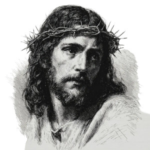 Portrait Of Jesus V4 Vinyl Car Decal Sticker – Waterproof & UV-Resistant 3.4133333333333336"