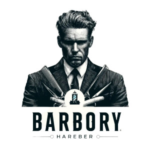 Barber Logo Vinyl Car Decal Sticker – Waterproof & UV-Resistant 6.826666666666667"