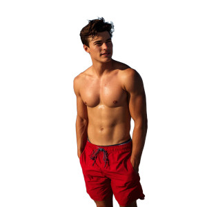 Beach Athlete Vinyl Car Decal Sticker – Waterproof & UV-Resistant 6.826666666666667"