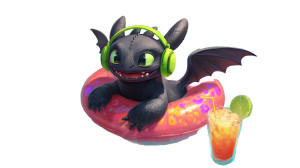 Toothless Pool Party Vinyl Car Decal Sticker – Waterproof & UV-Resistant 2.72" Toothless Pool Party Vinyl Car Decal Sticker – Waterproof & UV-Resistant 2.72"
