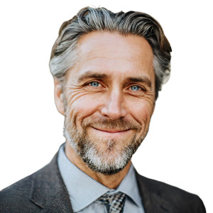 Business Man Smiling V2 Vinyl Car Decal Sticker – Waterproof & UV-Resistant 6.826666666666667"