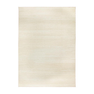 Stylish Cream Polyester Carpet | Universal Fit 5x7ft | Stain Resistant, Waterproof, Washable