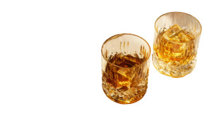 Crystal Whiskey Glasses Vinyl Car Decal Sticker – Waterproof & UV-Resistant 5.4