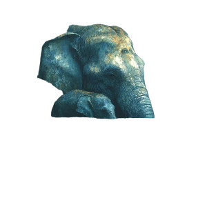 Elephant Bonding Vinyl Car Decal Sticker – Waterproof & UV-Resistant 6.826666666666667"