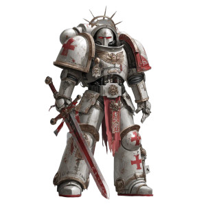 Grey Knight V2 Vinyl Car Decal Sticker – Waterproof & UV-Resistant 3.4133333333333336"