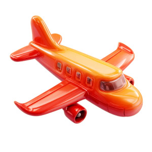 Cute Clay Airplane Vinyl Car Decal Sticker – Waterproof & UV-Resistant 3.4133333333333336"