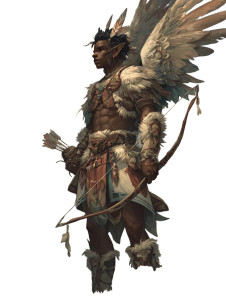 Elven Tribal Archer Vinyl Car Decal Sticker – Waterproof & UV-Resistant 8.213333333333333"