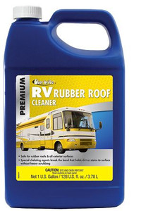 Star Brite Rubber Roof Cleaner 075800 Use To Deep Clean And Condition RV Rubber Roof; 1 Gallon Jug; With US Label Star Brite Rubber Roof Cleaner 075800 Use To Deep Clean And Condition RV Rubber Roof; 1 Gallon Jug; With US Label