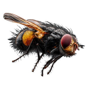 Fly Closeup Vinyl Car Decal Sticker – Waterproof & UV-Resistant 3.4133333333333336"