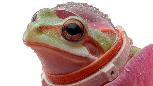 Frog In Rose Vinyl Car Decal Sticker – Waterproof & UV-Resistant 2.72" Frog In Rose Vinyl Car Decal Sticker – Waterproof & UV-Resistant 2.72"