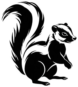Skunk Sticker Vinyl Car Decal Sticker – Waterproof & UV-Resistant 3.7866666666666666" Skunk Sticker Vinyl Car Decal Sticker – Waterproof & UV-Resistant 3.7866666666666666"