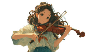 Violinist Girl Vinyl Car Decal Sticker – Waterproof & UV-Resistant 2.72" Violinist Girl Vinyl Car Decal Sticker – Waterproof & UV-Resistant 2.72"