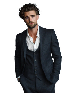 Male Model Suit V3 Vinyl Car Decal Sticker – Waterproof & UV-Resistant 8.213333333333333"