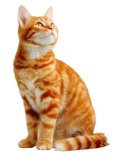 Ginger Cat Sunbathing V3 Vinyl Car Decal Sticker – Waterproof & UV-Resistant 4.1066666666666665"