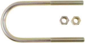 Heavy Duty Steel Leaf Spring U Bolt | 7 Inch Length, 2-7/8 Inch Width | Rust Resistant - Available in Round & Square Styles Heavy Duty Steel Leaf Spring U Bolt | 7 Inch Length, 2-7/8 Inch Width | Rust Resistant - Available in Round & Square Styles