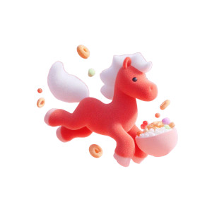 Pixar Plush Horse Vinyl Car Decal Sticker – Waterproof & UV-Resistant 6.826666666666667"