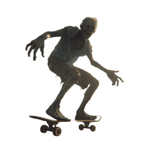 Skateboarding Zombie Vinyl Car Decal Sticker – Waterproof & UV-Resistant 3.4133333333333336" Skateboarding Zombie Vinyl Car Decal Sticker – Waterproof & UV-Resistant 3.4133333333333336"