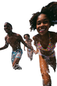 Joyful Beach Run V4 Vinyl Car Decal Sticker – Waterproof & UV-Resistant 4.4