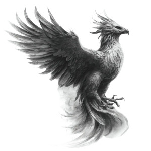 Phoenix Drawing V5 Vinyl Car Decal Sticker – Waterproof & UV-Resistant 3.4133333333333336" Phoenix Drawing V5 Vinyl Car Decal Sticker – Waterproof & UV-Resistant 3.4133333333333336"