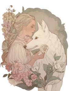 Vintage Floral Demon Vinyl Car Decal Sticker – Waterproof & UV-Resistant 4.1066666666666665"