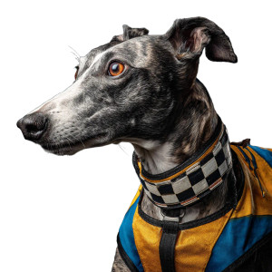 Racing Greyhound Vinyl Car Decal Sticker – Waterproof & UV-Resistant 6.826666666666667"