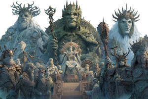 Giant Pantheon Gods Vinyl Car Decal Sticker – Waterproof & UV-Resistant 2.986666666666667"