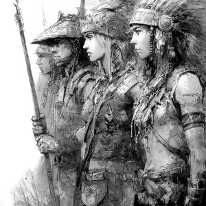 Warrior Tribe Vinyl Car Decal Sticker – Waterproof & UV-Resistant 6.826666666666667"