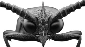 Bug Head Macro Vinyl Car Decal Sticker – Waterproof & UV-Resistant 2.72"