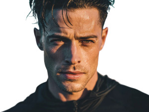 Modern Sportswear Photoshoot Vinyl Car Decal Sticker – Waterproof & UV-Resistant 3.0933333333333333"