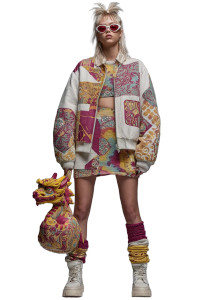 Colorful Streetwear Model Vinyl Car Decal Sticker – Waterproof & UV-Resistant 4.32"