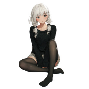 Cute White-Haired Girl V2 Vinyl Car Decal Sticker – Waterproof & UV-Resistant 6.826666666666667" Cute White-Haired Girl V2 Vinyl Car Decal Sticker – Waterproof & UV-Resistant 6.826666666666667"
