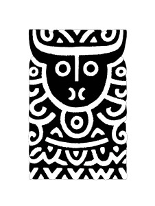 Polynesian Bull Tattoo Vinyl Car Decal Sticker – Waterproof & UV-Resistant 8.213333333333333"