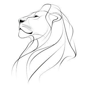 Leo Lion Human Vinyl Car Decal Sticker – Waterproof & UV-Resistant 6.826666666666667"
