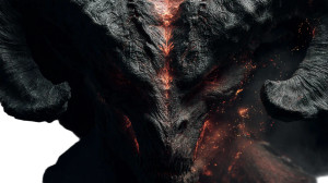 Balrog Demon Portrait Vinyl Car Decal Sticker – Waterproof & UV-Resistant 5.4