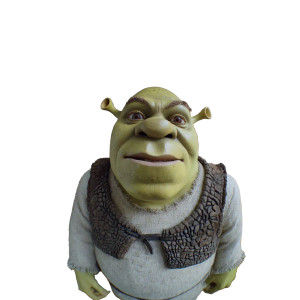 Hyperrealistic Shrek Vinyl Car Decal Sticker – Waterproof & UV-Resistant 3.4133333333333336"