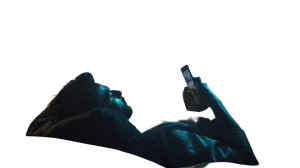 Nighttime Phone Viewer Vinyl Car Decal Sticker – Waterproof & UV-Resistant 5.4