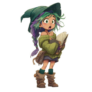 Cute Gnome Wizard V2 Vinyl Car Decal Sticker – Waterproof & UV-Resistant 3.4133333333333336"