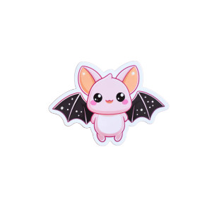 Kawaii Bat Sticker Vinyl Car Decal Sticker – Waterproof & UV-Resistant 3.4133333333333336" Kawaii Bat Sticker Vinyl Car Decal Sticker – Waterproof & UV-Resistant 3.4133333333333336"